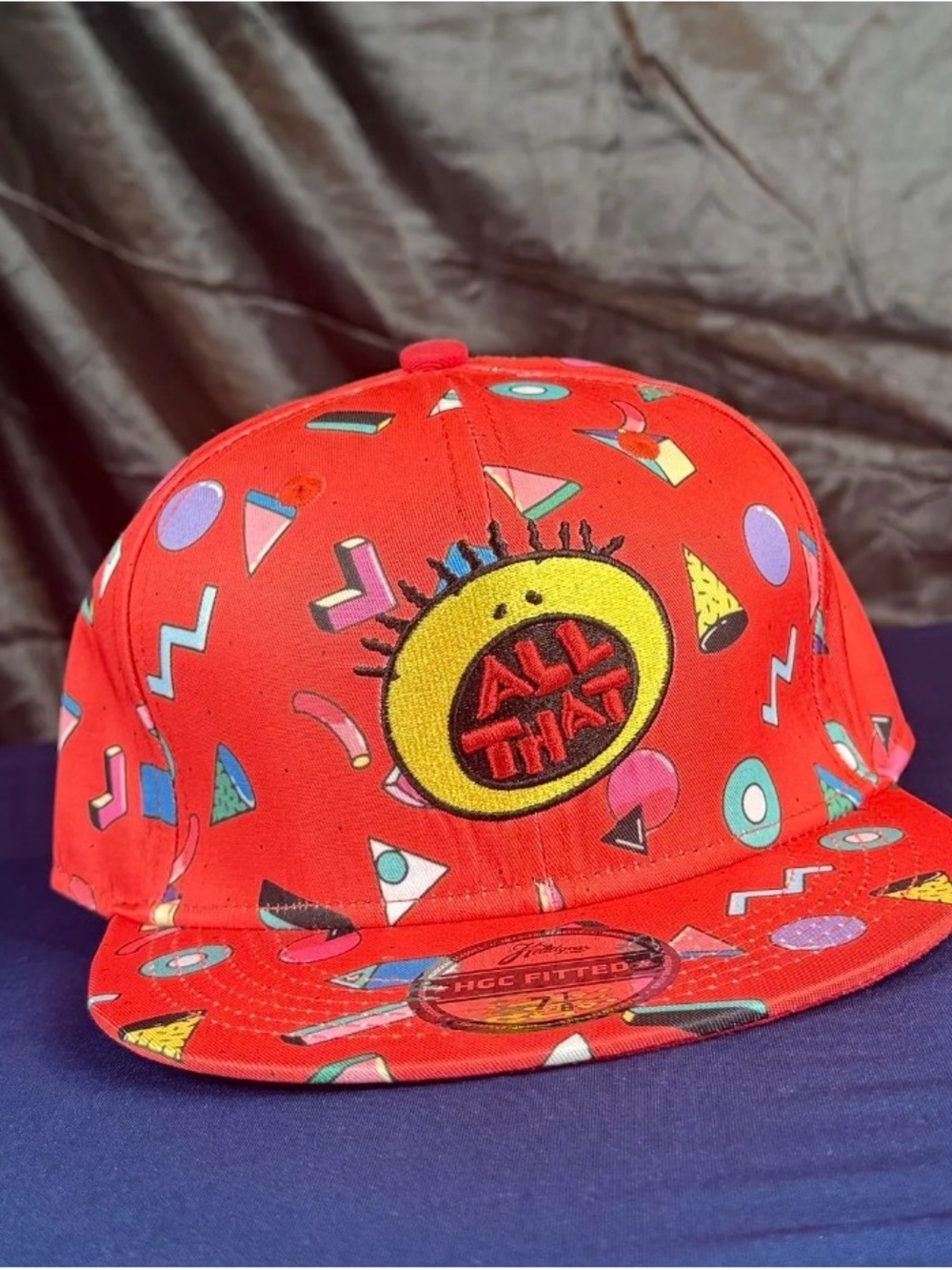 All That Red Logo Snapback Hat - 90s Cartoon Graphic